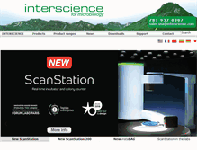 Tablet Screenshot of interscience.com